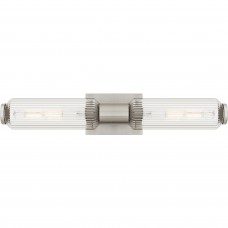 Hawes 2-Light Brushed Nickel Bath Light