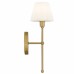 Irena 1-Light Brushed Gold Wall Sconce
