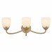 Jacobs 3-Light Bronze Gold Vanity Light