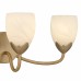 Jacobs 3-Light Bronze Gold Vanity Light