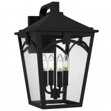 Jaxon 4-Light Western Bronze Outdoor Wall Lantern