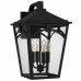 Jaxon 4-Light Western Bronze Outdoor Wall Lantern