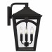 Jaxon 4-Light Western Bronze Outdoor Wall Lantern