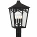 Jaxon 4-Light Western Bronze Outdoor Post Lantern