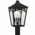 Jaxon 4-Light Western Bronze Outdoor Post Lantern