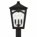 Jaxon 4-Light Western Bronze Outdoor Post Lantern