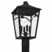 Jaxon 4-Light Western Bronze Outdoor Post Lantern