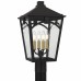 Jaxon 4-Light Western Bronze Outdoor Post Lantern