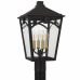 Jaxon 4-Light Western Bronze Outdoor Post Lantern