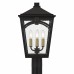 Jaxon 4-Light Western Bronze Outdoor Post Lantern