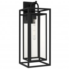 Jayce 1-Light Matte Black Outdoor Wall Lantern