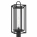 Jayce 1-Light Matte Black Outdoor Post Lantern