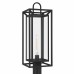 Jayce 1-Light Matte Black Outdoor Post Lantern