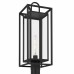 Jayce 1-Light Matte Black Outdoor Post Lantern