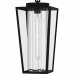Jett 1-Light Matte Black Outdoor Hanging Lantern