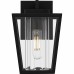 Jett 1-Light Matte Black Outdoor Wall Lantern