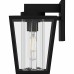 Jett 1-Light Matte Black Outdoor Wall Lantern