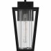 Jett 1-Light Matte Black Outdoor Wall Lantern
