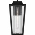 Jett 1-Light Matte Black Outdoor Wall Lantern