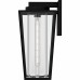 Jett 1-Light Matte Black Outdoor Wall Lantern