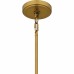 Kate 1-Light Brushed Gold Mini Pendant