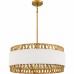 Kate 5-Light Brushed Gold Pendant