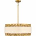 Kate 5-Light Brushed Gold Pendant