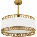 Kate 4-Light Brushed Gold Fan Light