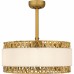 Kate 4-Light Brushed Gold Fan Light