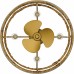 Kate 4-Light Brushed Gold Fan Light