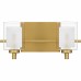 Kolt 2-Light Brushed Gold Bath Light