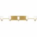 Kolt 5-Light Brushed Gold Bath Light