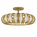 Knight 5-Light Soft Gold Semi-Flush Mount
