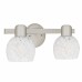Layton 2-Light Brushed Nickel Vanity Light