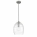 Lucy 1-Light Brushed Nickel Mini Pendant Light