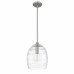Lucy 1-Light Brushed Nickel Mini Pendant Light