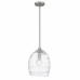 Lucy 1-Light Brushed Nickel Mini Pendant Light