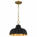 Leanne 1-Light Matte Black Pendant Light