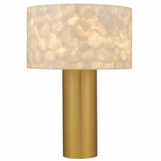 Leland 1-Light Brushed Gold Table Lamp