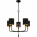 Lockery 5-Light Matte Black Chandelier