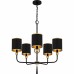 Lockery 5-Light Matte Black Chandelier