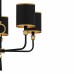 Lockery 5-Light Matte Black Chandelier
