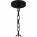 Lockery 5-Light Matte Black Chandelier