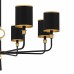 Lockery 8-Light Matte Black Chandelier