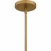 Lumi 1-Light Brushed Weathered Brass Pendant