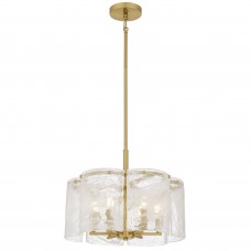 Maisie 6-Light Brushed Gold Pendant Light