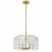 Maisie 6-Light Brushed Gold Pendant Light