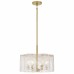 Maisie 6-Light Brushed Gold Pendant Light