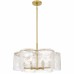 Maisie 6-Light Brushed Gold Pendant Light