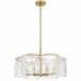 Maisie 6-Light Brushed Gold Pendant Light